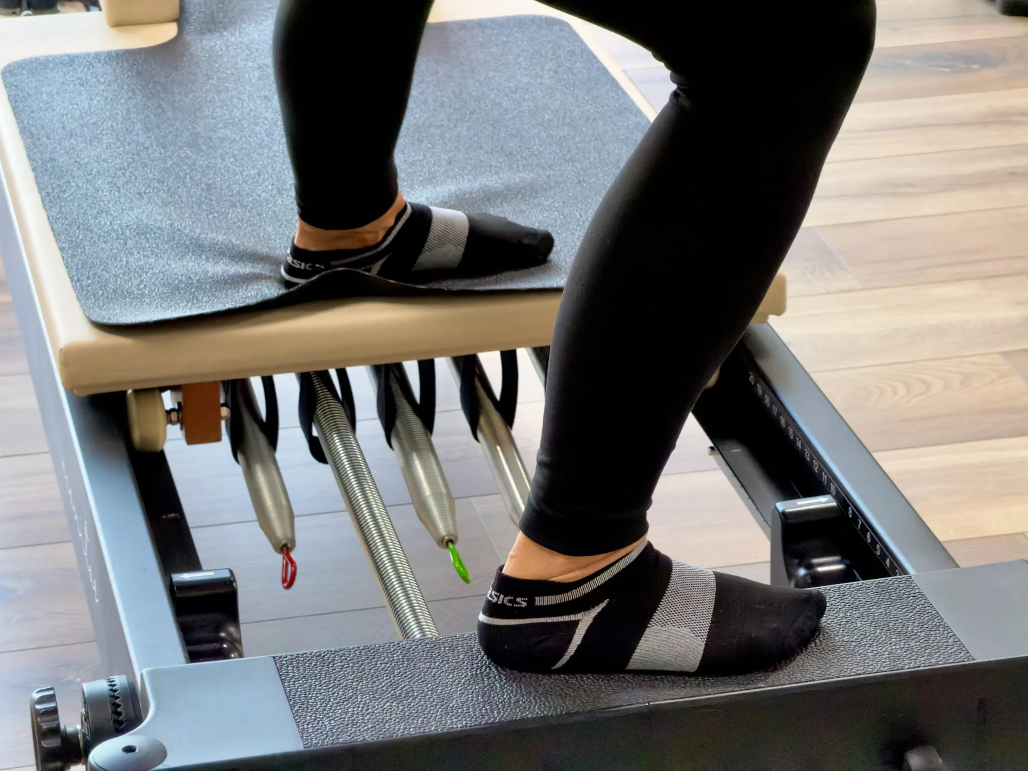 Detalle del Reformer en Anna Estudi Pilates
